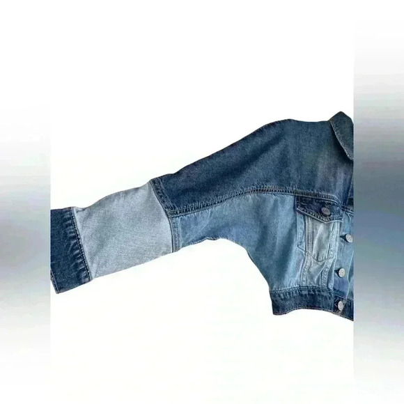 Gap Teen Girls Dolman Cropped Denim Jean dual color 
Retro Jacket sz M preloved - Picture 4 of 8